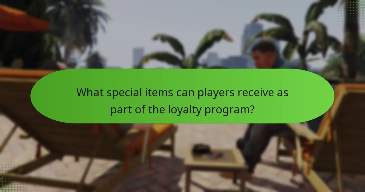 What special items can players receive as part of the loyalty program?