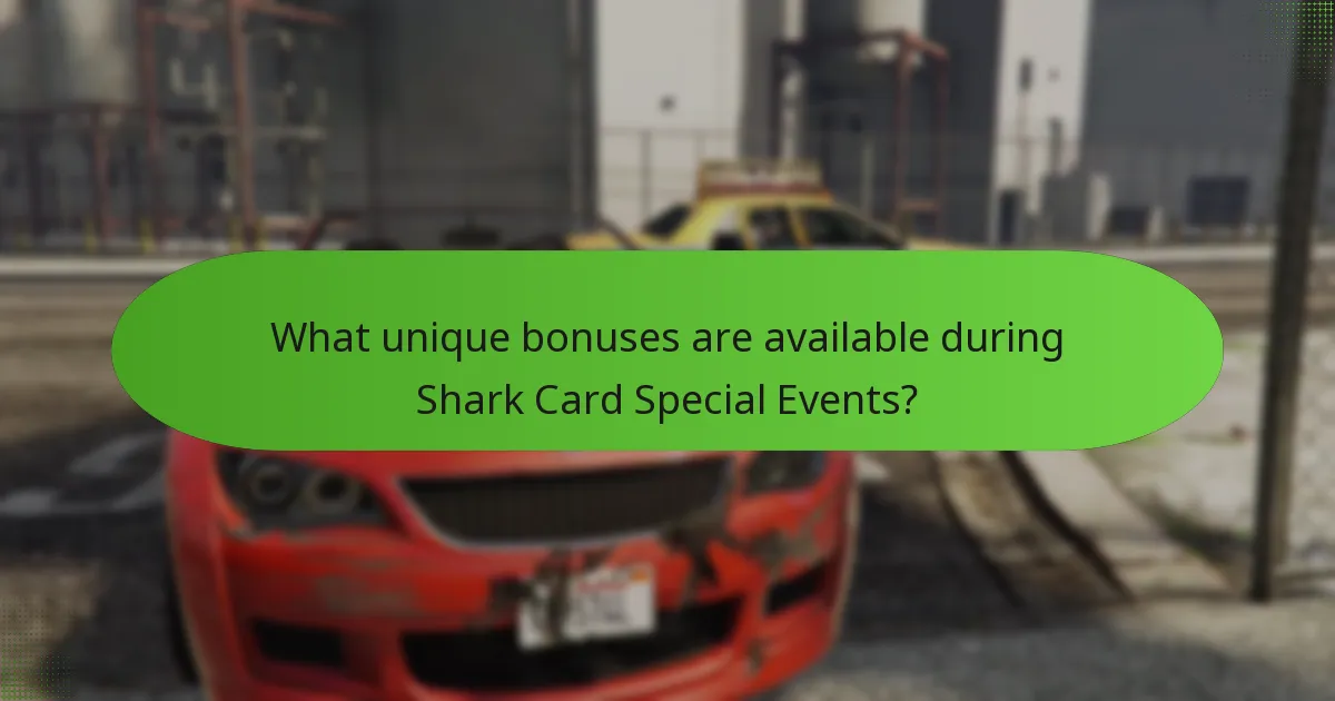 What unique bonuses are available during Shark Card Special Events?